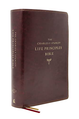 9780785226024: NASB, Charles F. Stanley Life Principles Bible, 2nd Edition, Leathersoft, Burgundy, Comfort Print: Holy Bible, New American Standard Bible