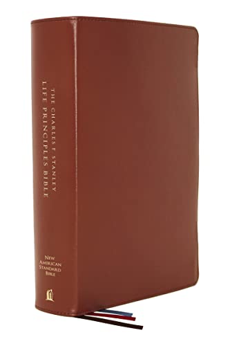 9780785226055: NASB, Charles F. Stanley Life Principles Bible, 2nd Edition, Genuine Leather, Brown, Thumb Indexed, Comfort Print: Holy Bible, New American Standard Bible