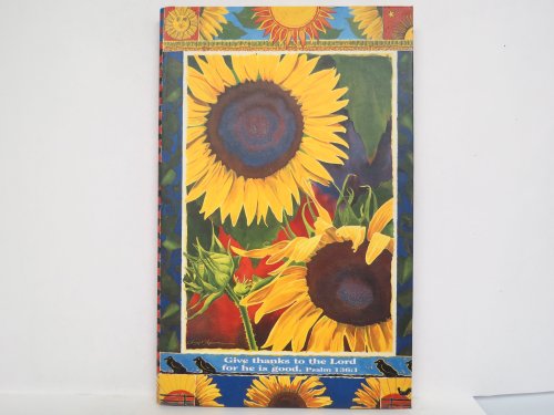 Journal-Sunflower-Psalm 136:1 (9780785227533) by C R Gibson Company