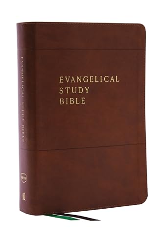 Beispielbild fr Evangelical Study Bible: Christ-centered. Faith-building. Mission-focused. (NKJV, Brown Leathersoft, Red Letter, Large Comfort Print) zum Verkauf von ChristianBookbag / Beans Books, Inc.