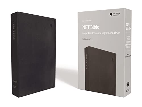 9780785229155: NET Bible, Thinline Reference, Large Print, Leathersoft, Black, Comfort Print: Holy Bible