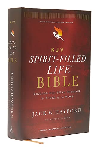 Imagen de archivo de KJV, Spirit-Filled Life Bible, Third Edition, Hardcover, Red Letter, Comfort Print: Kingdom Equipping Through the Power of the Word a la venta por HPB-Emerald