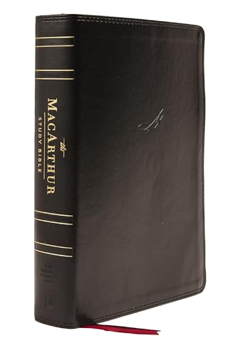 Imagen de archivo de NASB, MacArthur Study Bible, 2nd Edition, Leathersoft, Black, Thumb Indexed, Comfort Print: Unleashing God's Truth One Verse at a Time a la venta por GF Books, Inc.