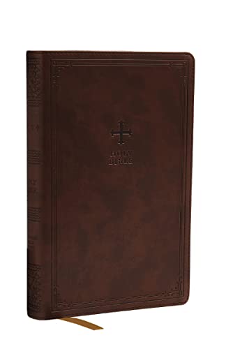Beispielbild fr NRSV Catholic Edition Gift Bible, Brown Leathersoft Holy Bible zum Verkauf von Mahler Books