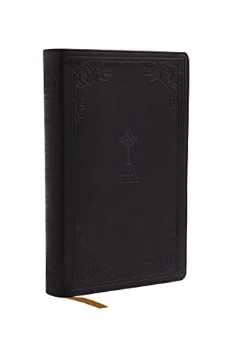 Beispielbild fr NRSV Catholic Edition Gift Bible, Black Leathersoft (Comfort Print, Holy Bible, Complete Catholic Bible, NRSV CE) zum Verkauf von Blackwell's