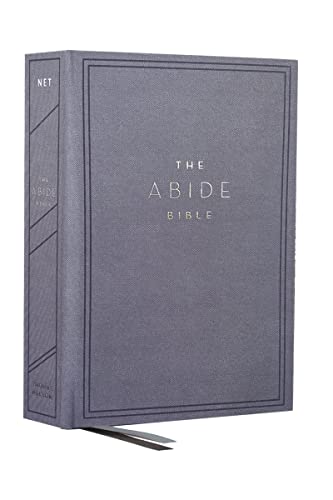 Imagen de archivo de The Net, Abide Bible, Cloth Over Board, Blue, Comfort Print: Holy Bible a la venta por ThriftBooks-Dallas