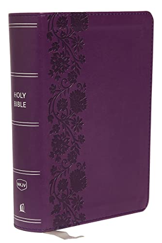 9780785233404: NKJV, End-of-Verse Reference Bible, Compact, Leathersoft, Purple, Red Letter, Comfort Print: Holy Bible, New King James Version