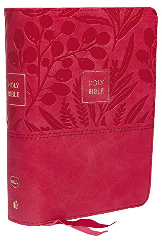 Beispielbild fr NKJV, End-of-Verse Reference Bible, Compact, Leathersoft, Pink, Red Letter, Comfort Print: Holy Bible, New King James Version zum Verkauf von Books-FYI, Inc.