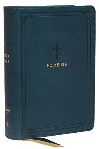 Beispielbild fr NKJV, End-of-Verse Reference Bible, Compact, Leathersoft, Teal, Red Letter, Comfort Print: Holy Bible, New King James Version zum Verkauf von Books Unplugged