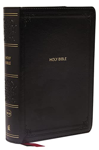 Beispielbild fr NKJV, End-of-Verse Reference Bible, Compact, Leathersoft, Black, Red Letter, Comfort Print: Holy Bible, New King James Version zum Verkauf von HPB-Red