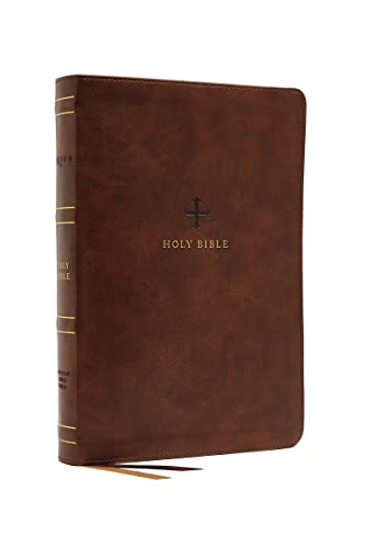 Stock image for Holy Bible: New Revised Statndard Version, Catholic Bible, Brown, Thinline Edition, Leathersoft, Comfort Print for sale by Revaluation Books