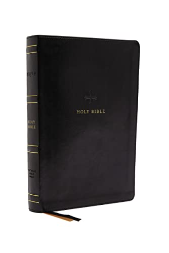 Stock image for Holy Bible: New Revised Statndard Version, Catholic Bible, Black, Thinline Edition, Leathersoft, Comfort Print for sale by Revaluation Books