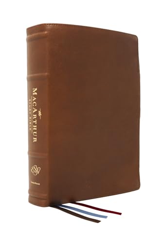 Beispielbild fr ESV, MacArthur Study Bible, 2nd Edition, Premium Goatskin Leather, Brown, Premier Collection: Unleashing God's Truth One Verse at a Time zum Verkauf von Baker Book House