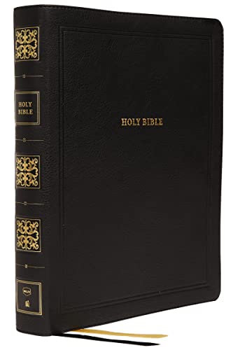 9780785236665: The Holy Bible: New King James Version, Black, Leathersoft, Wide Margin Reference Bible, Red Letter, Comfort Print