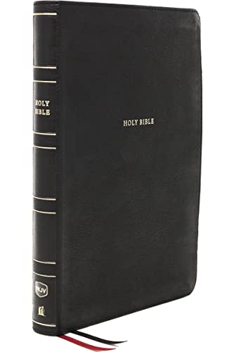 Beispielbild fr NKJV Holy Bible, Super Giant Print Reference Bible, Black Leathersoft, Thumb Indexed, 43,000 Cross references, Red Letter, Comfort Print: New King James Version zum Verkauf von GF Books, Inc.