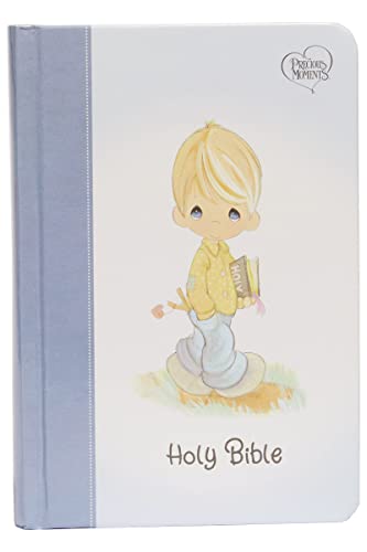 Stock image for NKJV, Precious Moments Small Hands Bible, Hardcover, Blue, Comfort Print: Holy Bible, New King James Version for sale by Red's Corner LLC