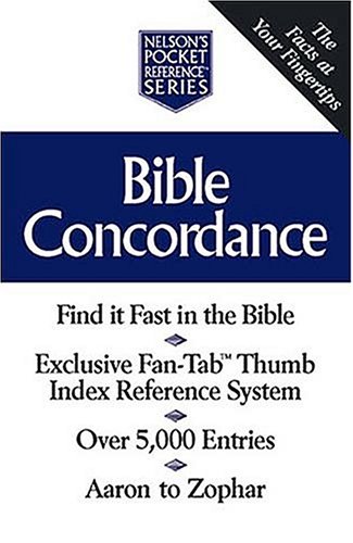 9780785242420: Nelson's Pocket Reference Bible Concordance: King James Version