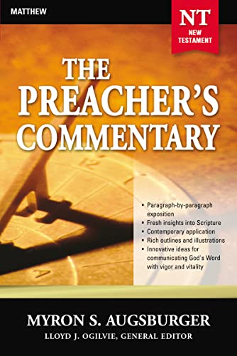 Imagen de archivo de The Preacher's Commentary- Vol. 24- Matthew a la venta por HPB-Diamond