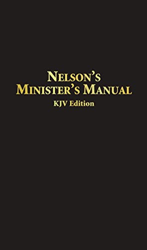 Nelsons Ministers Manual (KJV)-Blk Bond
