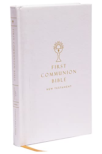 Stock image for Holy Bible: Nabre, New American Bible, Catholic Bible, First Communion Bible: New Testament, White for sale by Revaluation Books