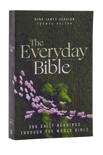 Beispielbild fr KJV, The Everyday Bible, Paperback, Red Letter, Comfort Print: 365 Daily Readings Through the Whole Bible zum Verkauf von Monster Bookshop