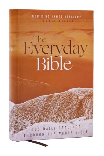 Beispielbild fr NKJV, The Everyday Bible, Hardcover, Red Letter, Comfort Print: 365 Daily Readings Through the Whole Bible zum Verkauf von WorldofBooks