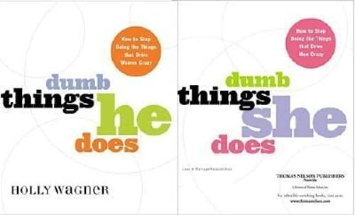 Imagen de archivo de Dumb Things He Does/dumb Things She Does How To Stop Doing The Things That Drive Women/men Crazy a la venta por Decluttr