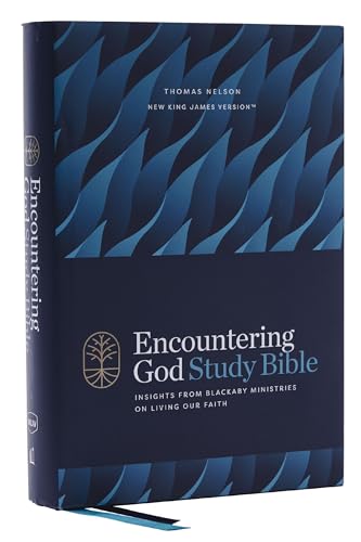 Imagen de archivo de Encountering God Study Bible: Insights from Blackaby Ministries on Living Our Faith (NKJV, Hardcover, Red Letter, Comfort Print) [Hardcover] Thomas Nelson; Blackaby, Henry and Blackaby, Richard a la venta por Lakeside Books