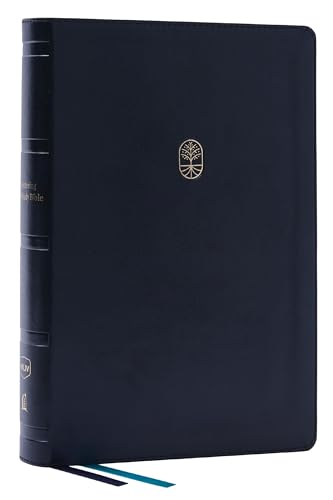 Stock image for Encountering God Study Bible: Insights from Blackaby Ministries on Living Our Faith (NKJV, Black Leathersoft, Red Letter, Comfort Print, Thumb Indexed) for sale by Red's Corner LLC