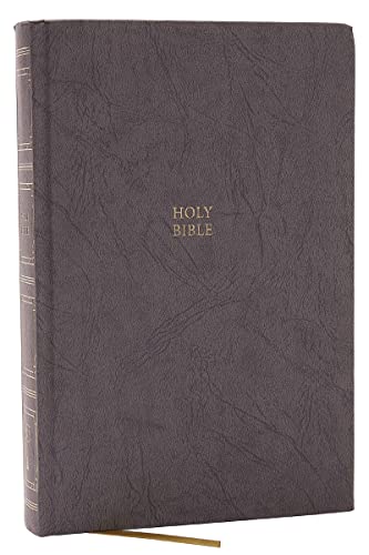 Imagen de archivo de KJV Holy Bible: Paragraph-style Large Print Thinline with 43,000 Cross References, Gray Hardcover, Red Letter, Comfort Print: King James Version a la venta por HPB-Ruby