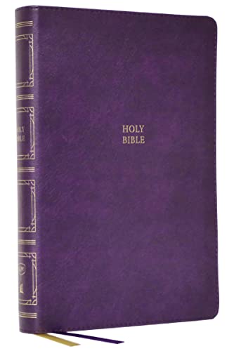 Beispielbild fr KJV, Paragraph-style Large Print Thinline Bible, Leathersoft, Purple, Red Letter, Comfort Print: Holy Bible, King James Version zum Verkauf von Monster Bookshop