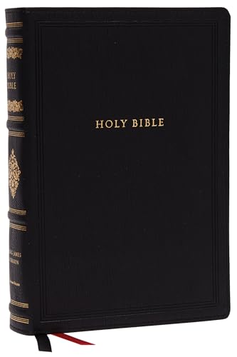 Stock image for KJV, Wide-Margin Reference Bible, Sovereign Collection, Leathersoft, Black, Red Letter, Comfort Print: Holy Bible, New King James Version: Holy Bible, King James Version for sale by Kennys Bookshop and Art Galleries Ltd.