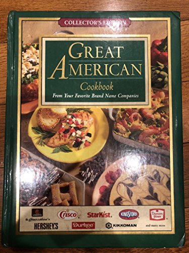 Beispielbild fr Great American Cookbook zum Verkauf von SecondSale