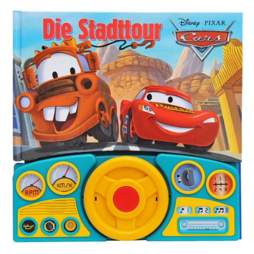 9780785307358: Disney PIXAR Cars - Die Stadttour, Buch mit Lenkrad und Gerusche-Buttons