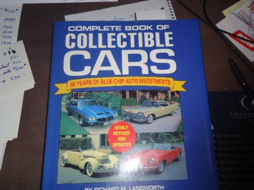 Stock image for Complete book of collectible cars: 60 years of blue-chip auto investments for sale by Goodwill Books