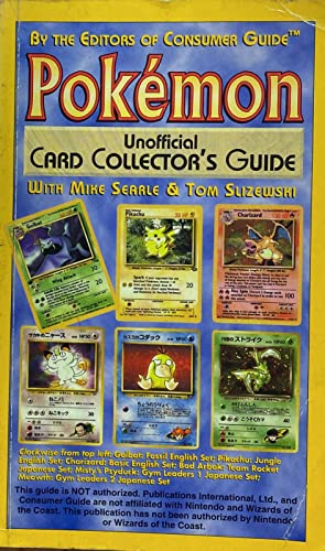 Beispielbild fr Pokemon Unofficial Card Collector's Guide zum Verkauf von SecondSale