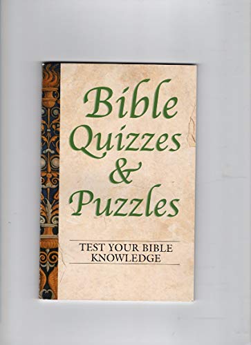 Bible Quizzes & Puzzles (9780785393184) by June Eaton