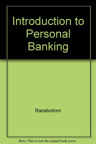 Beispielbild fr Introduction to Personal Banking zum Verkauf von Wonder Book