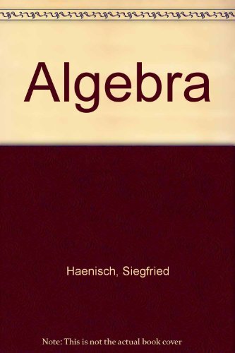 Beispielbild fr Algebra Student Workbook zum Verkauf von SecondSale