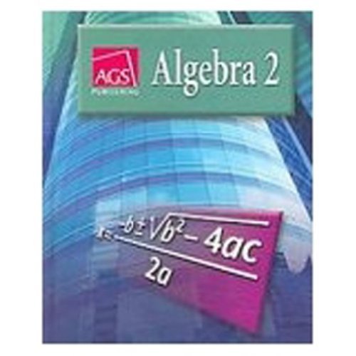 ALGEBRA 2 WORKBOOK ANSWER KEY (9780785435464) by AGS Secondary