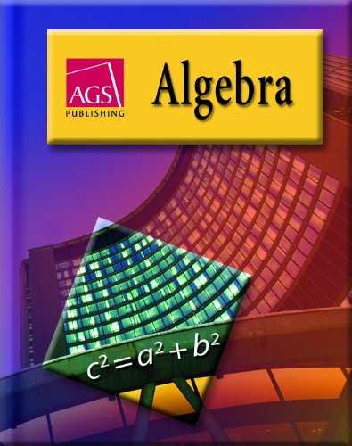 Imagen de archivo de Algebra: AGS Publishing a la venta por Ergodebooks
