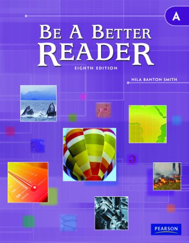 Be a Better Reader Level a Student Worktext (9780785466567) by AGS Secondary