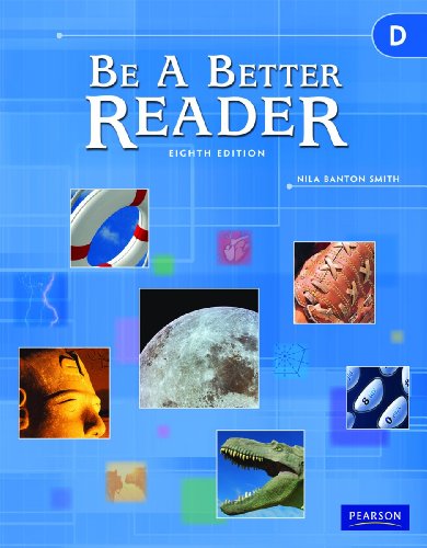 Stock image for Be a Better Reader Level D Student Worktext for sale by ThriftBooks-Dallas