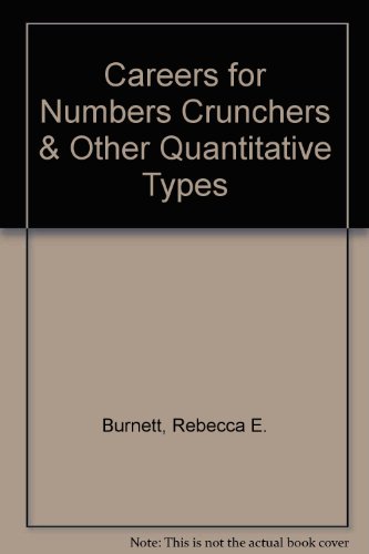 9780785700708: Careers for Numbers Crunchers & Other Quantitative Types