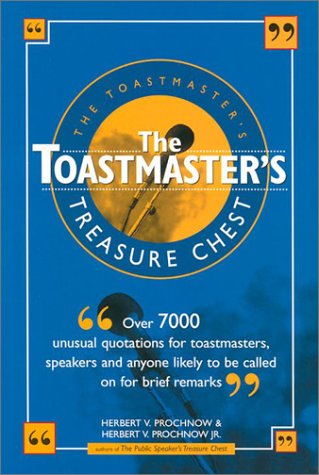 Stock image for The Toastmaster's Treasure Chest for sale by SecondSale