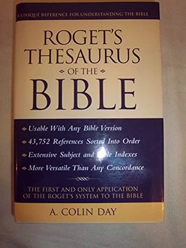 Stock image for Rogets Thesaurus of the Bible for sale by Goodwill Books