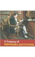 Stock image for Treasury of Memorable Quotations for sale by Better World Books