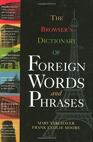 Imagen de archivo de Broswer's Dictionary of Foreingn Words and Phrases a la venta por More Than Words