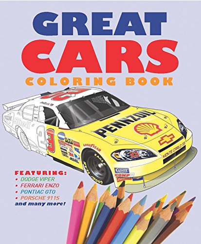 Stock image for Great Cars Coloring Book (Chartwell Coloring Books) for sale by HPB-Diamond
