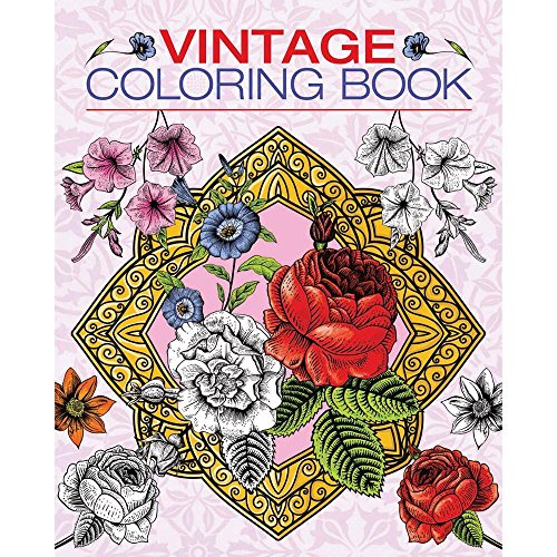 Stock image for Vintage Coloring Book (Chartwell Coloring Books) for sale by Bookmonger.Ltd